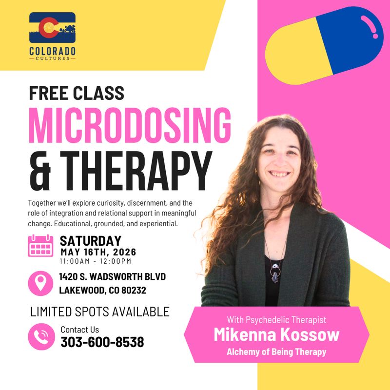 Microdosing &amp; Therapy - Free Community Class - 5/16