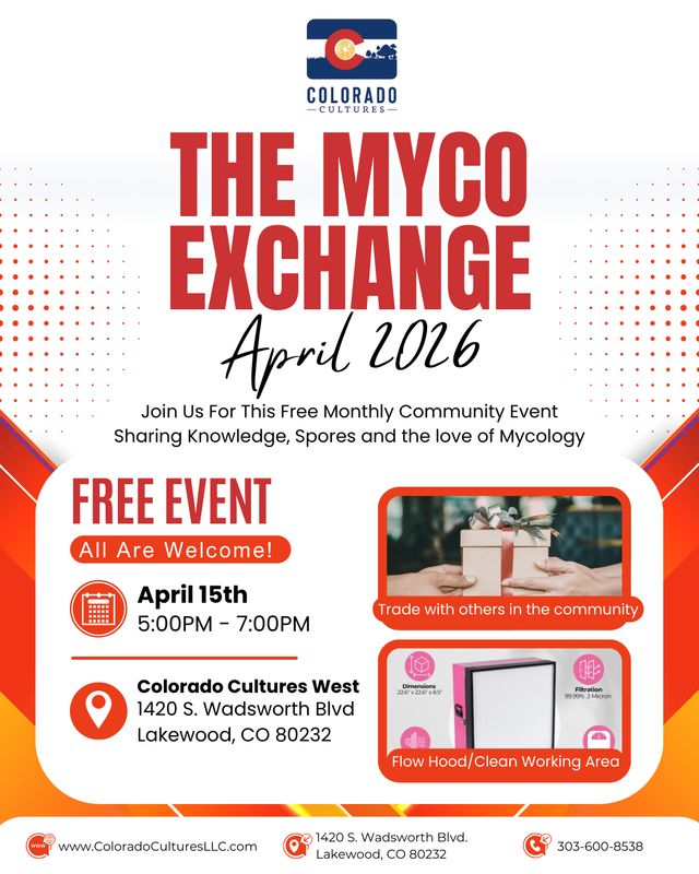 The Myco Exchange April – Free Monthly Community Event