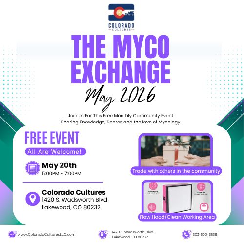 The Myco Exchange May – Free Monthly Community Event - 5/20