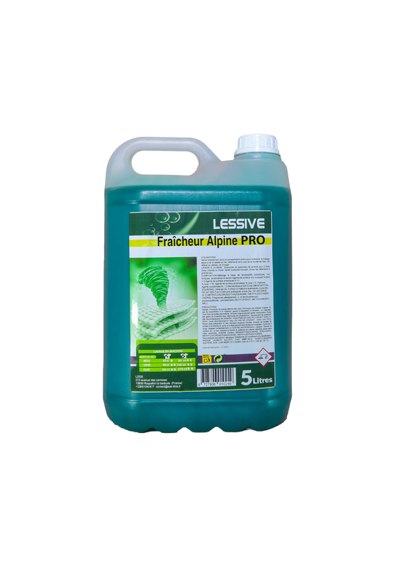 Lessive Fraîcheur Alpine Pro 5L – 180 Lavages | Efficace & Écologique 🌿💧