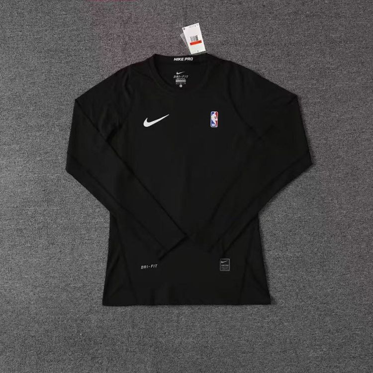 Nike NBA black long compression shirt