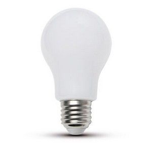 LED-Lampe E27 / A60 7W, 2700K Warmweiß, 806lm, Opal Glas