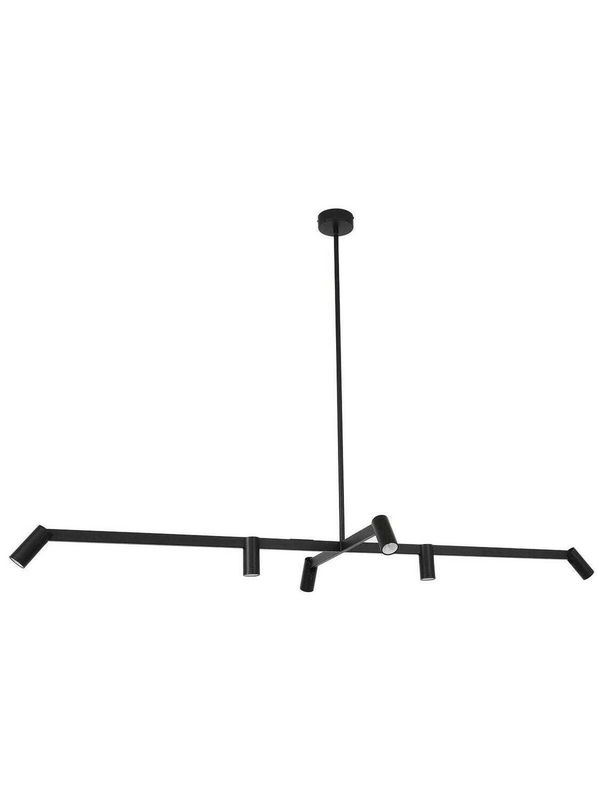PANORAMA Pendelleuchte linear, 40W LED, 3000K, 1800lm, Schwarz, DIMMBAR