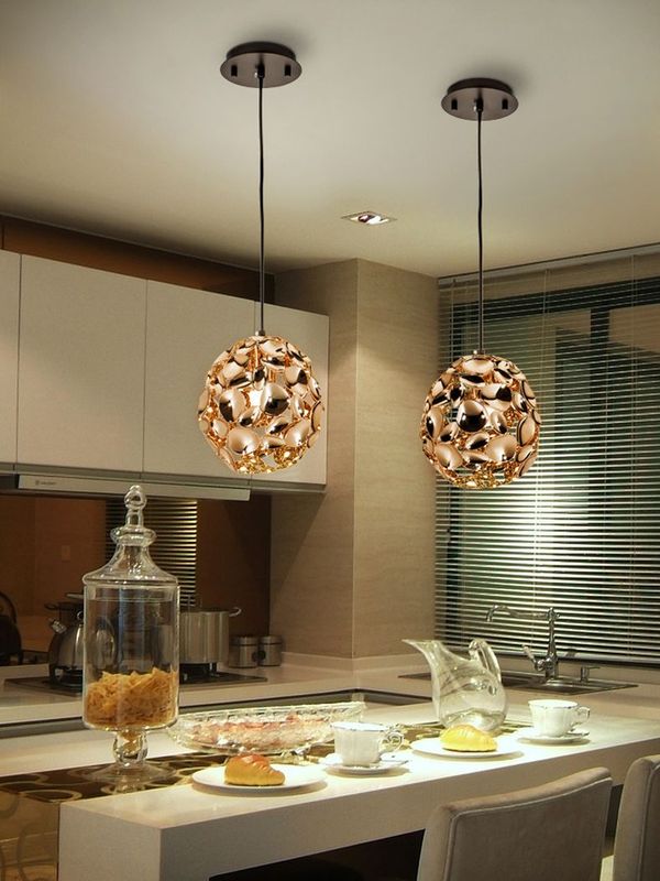 NARISA Pendelleuchte 7W LED, 3000K, 560lm, Rose Gold, DIMMBAR