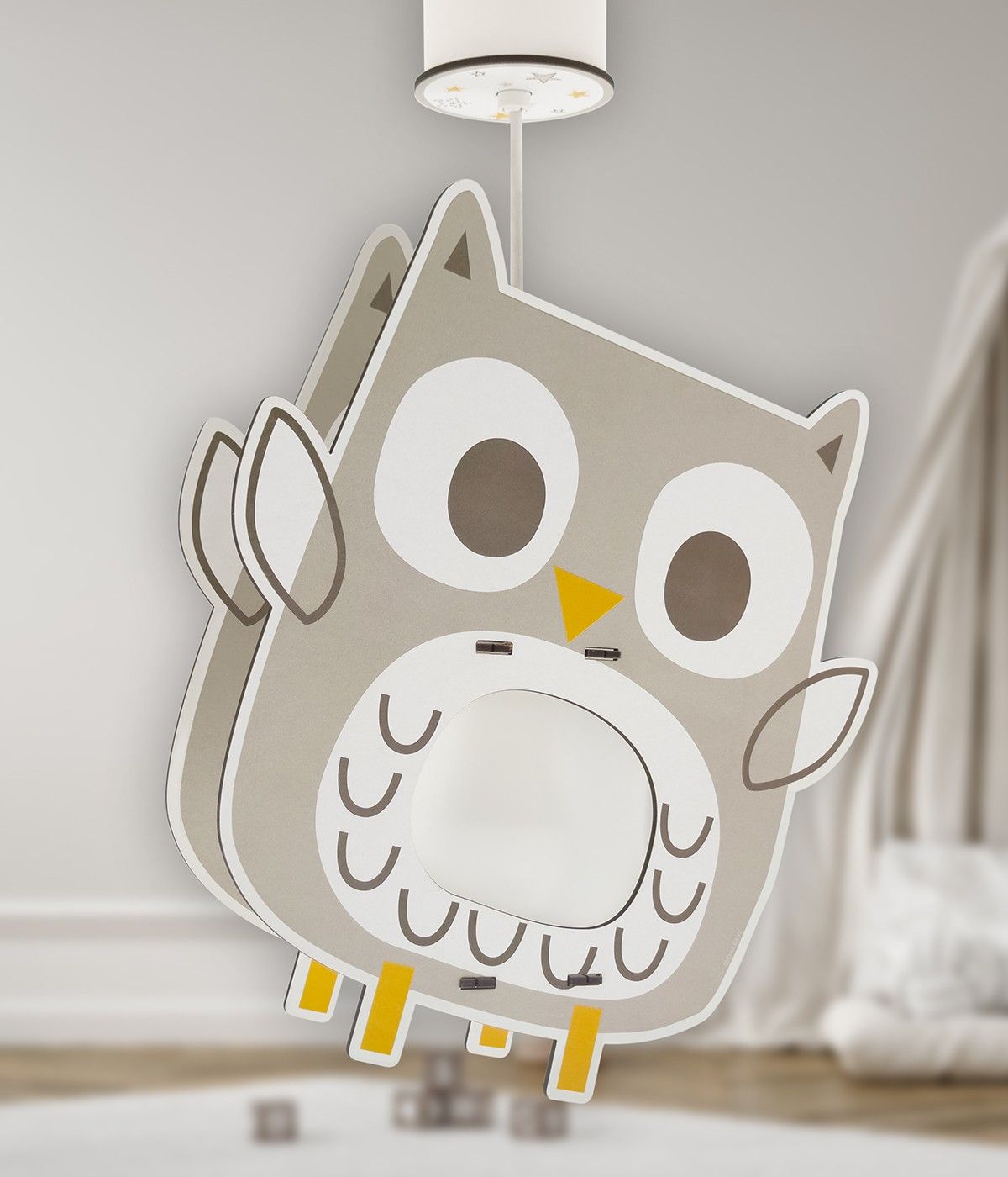 GOOD NIGHT Eule - Eco Friendly Pendelleuchte Kinder