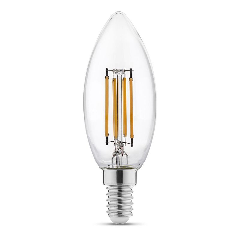 LED-Lampe E14 / C35 6W, 2700K Warmweiß, 806lm, DIMMBAR