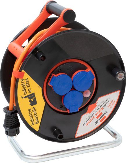 Garant ST 290 + Bretec IP44 Gewerbe-/Baustellen-Kabeltrommel, 25m AT-N07V3V3-F 3G1,5, 3x230V, orange