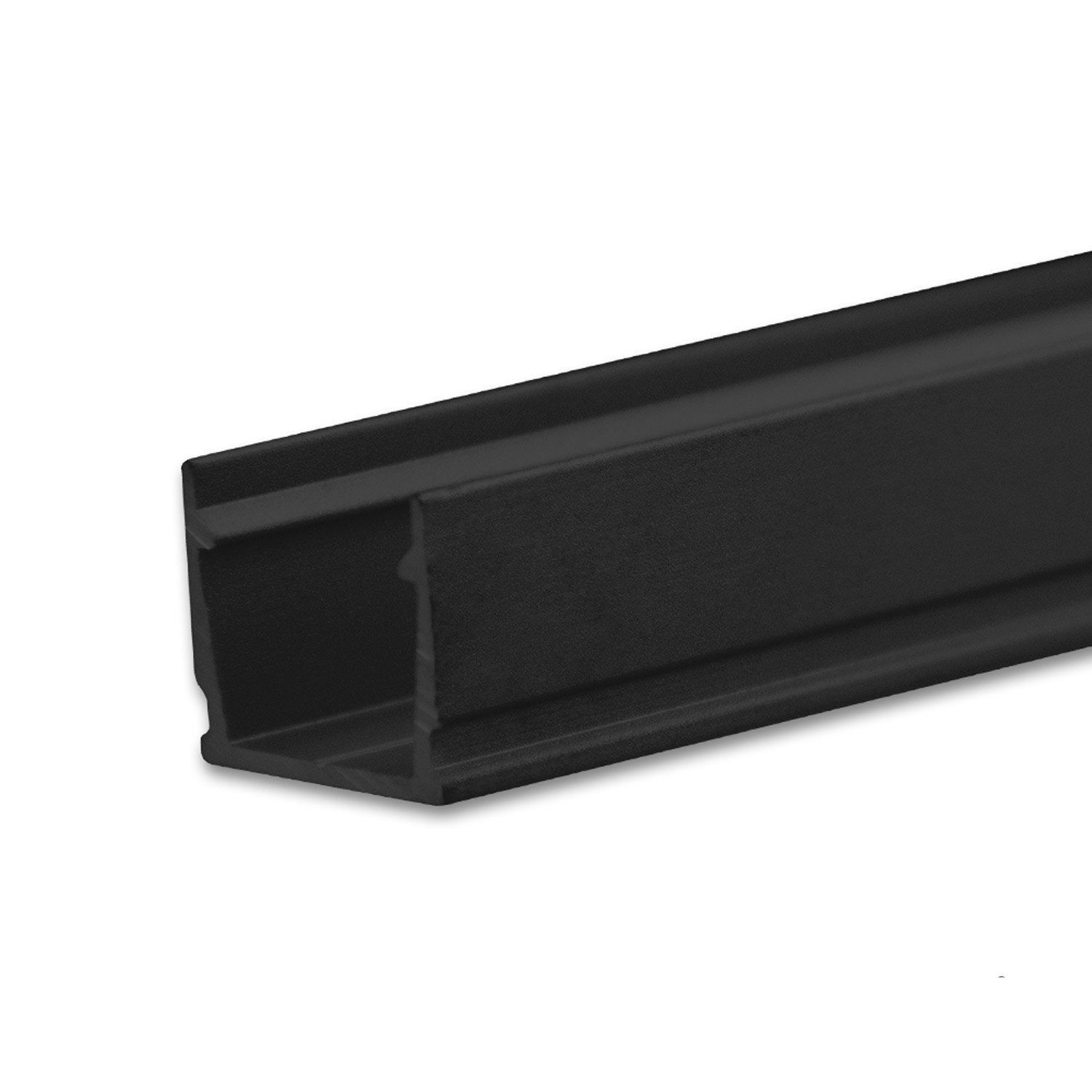 LED Profil 10 Aluminium schwarz RAL 9005, 200cm