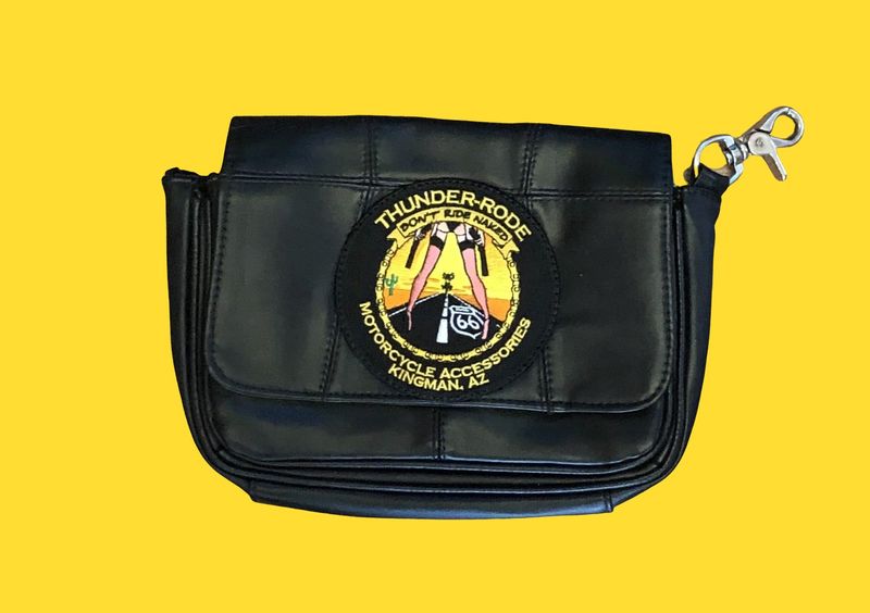 BAG8 PVC belt bag w/Thunder-Rode Patch