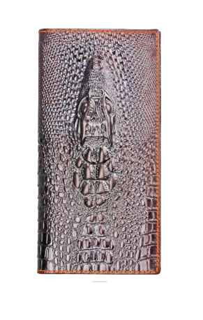 Croc Zippered Wallet