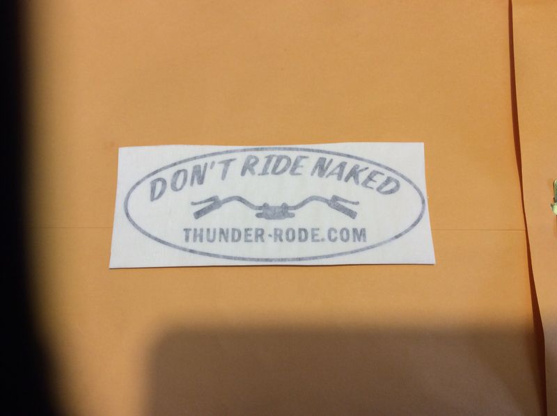 Don’t Ride Naked 4x2 Oval Sticker