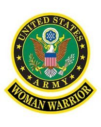PM0972 Army Woman Warrior W/Rocker