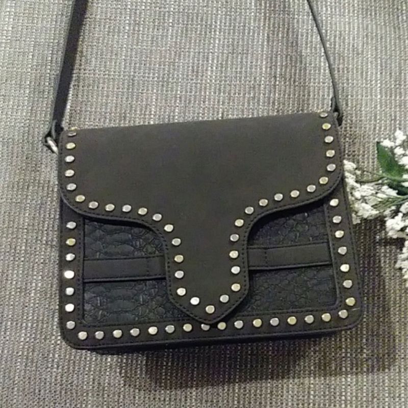 EXPRESS Snake Studded Handbag