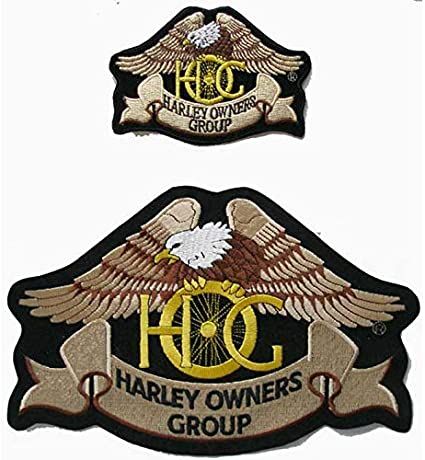 HD HOG Eagle on Wheel 4.5"x3" Patch