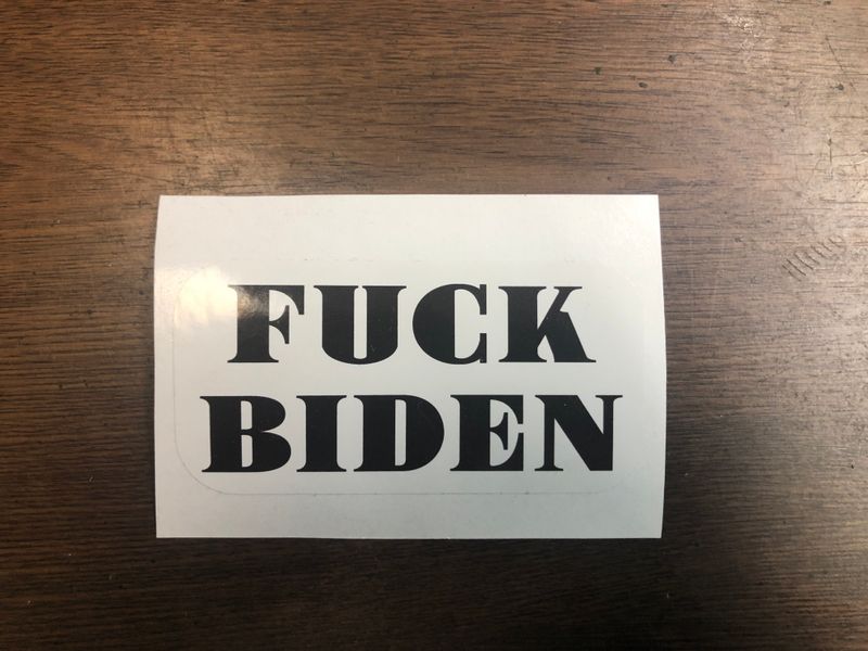 FBBW FUCK BIDEN 4''x2'' Sticker
