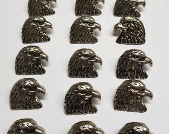 Eagle Head Concho Rivet