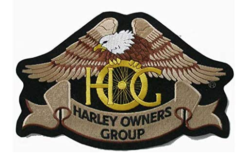 HD HOG Eagle on Wheel 5x3 Patch