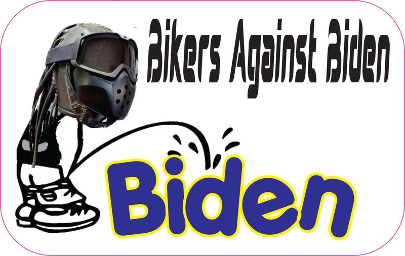 BAB Bikers Against Biden Sticker