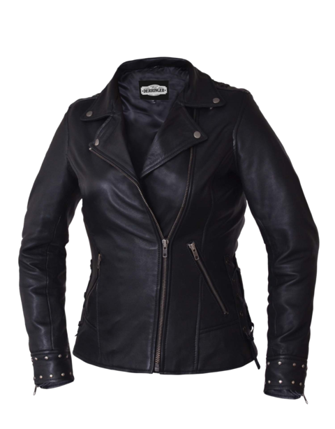 UNIK 6827 3X Ladies Side Lace Snap-Down Collar Jacket