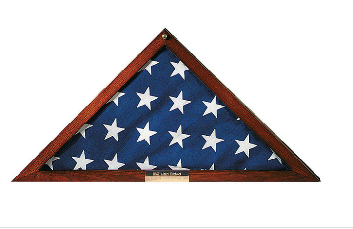 Display Case for Flag - Triangle