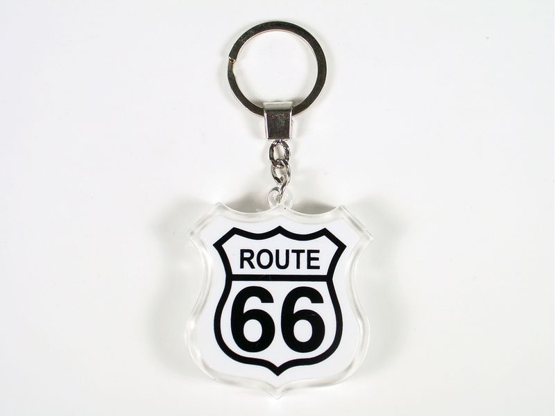 2616R66 Rte 66 Flashlight Key Ring