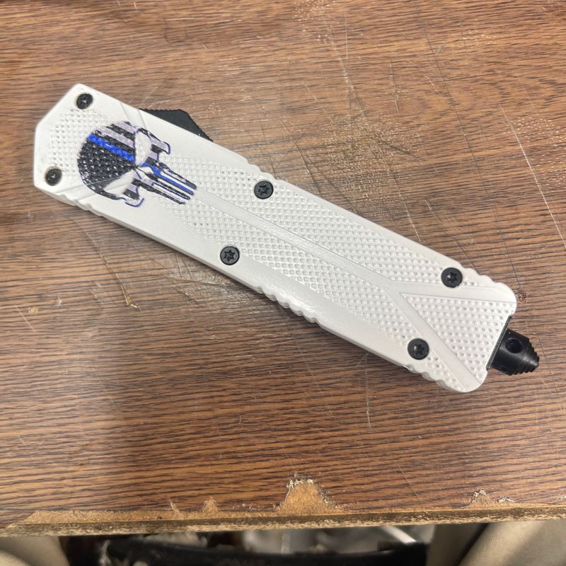 OTF EL-73 Punisher White Skull