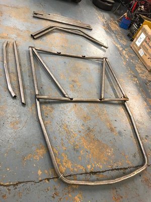 Jensen CV8 weld in 6 point roll cage FIA/MSA