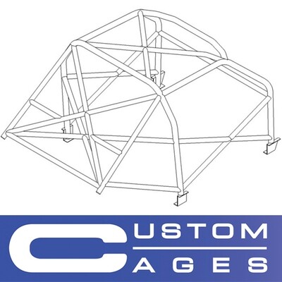 Custom Cages - FIA Ford Mustang Notchback Historic T45 Roll Cage