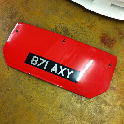 Austin A40 Farina Countryman Fibreglass bootlid