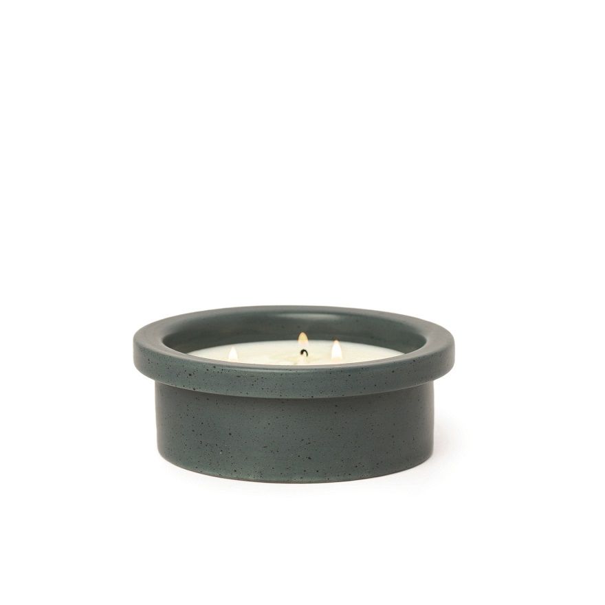 Folia Midnight Ceramic Candle, Fresh Fig &amp; Cardamom 141gr