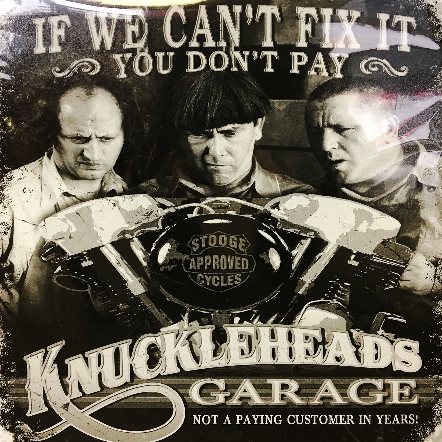 Knuckleheads Garage Sign