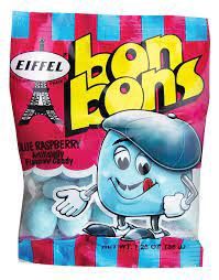 Eiffel bonbons 4oz, Flavor: Blue Raspberry