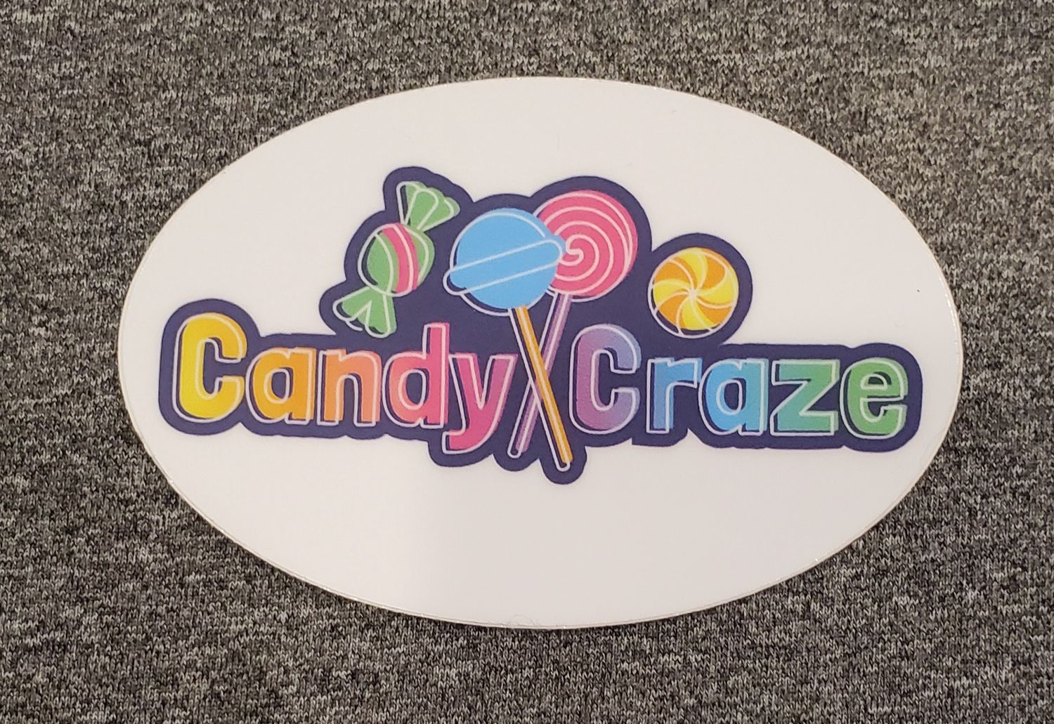 Candy Craze Logo Sticker
