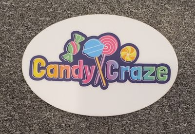Candy Craze Logo Sticker