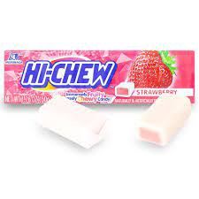 Hi-Chew (Japan), Size: 1.76oz, Flavor: Strawberry