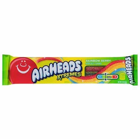 Airheads Xtremes 2oz, Variety: Rainbow Berry