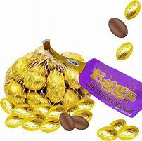 Chocolate Eggs Foil Wrapped