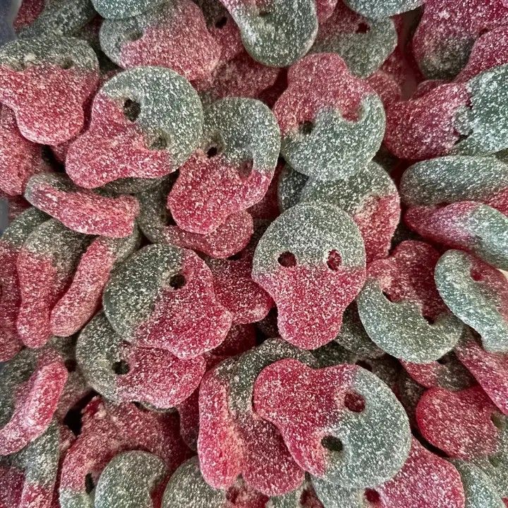 Swedish Sour Watermelon Skulls