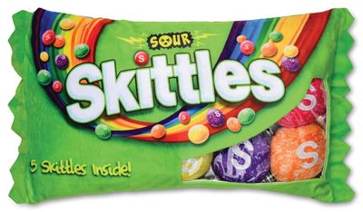 Sour Skittles Packaging Plush