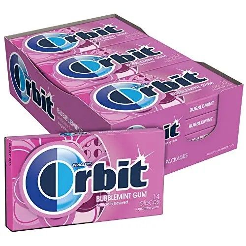 Orbit Gum, Flavor: Bubble mint