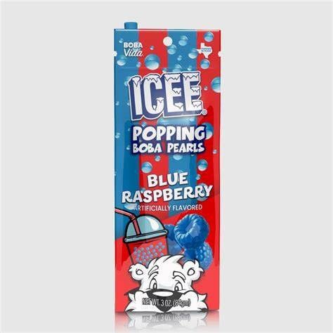Icee Popping Boba, Variety: Blue Raspberry