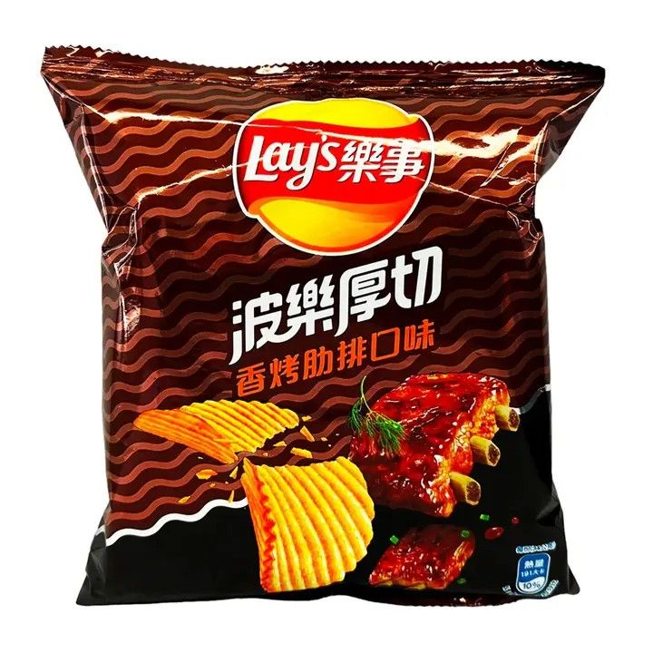 Lays (Taiwan) 34g, Variety: Bbq Ribs