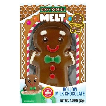 Gingerbread Man Hot Cocoa Bomb
