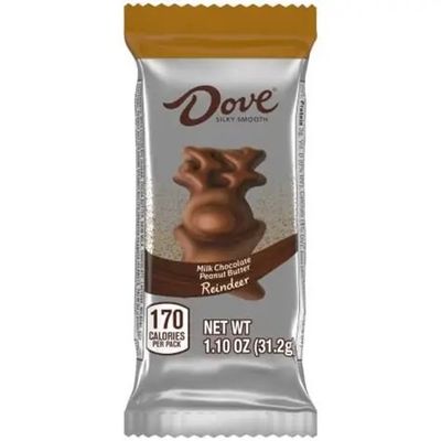 Dove Milk Chocolate Peanut Butter Reindeer - 1.1oz