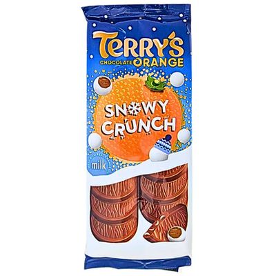 Terry&#39;s Chocolate Orange Snowy Crunch 90g (UK)