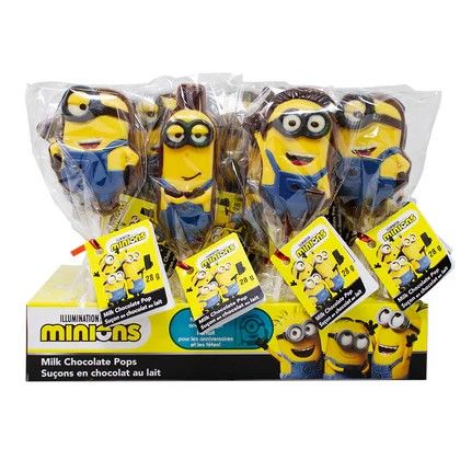 Minions Chocolate Pops