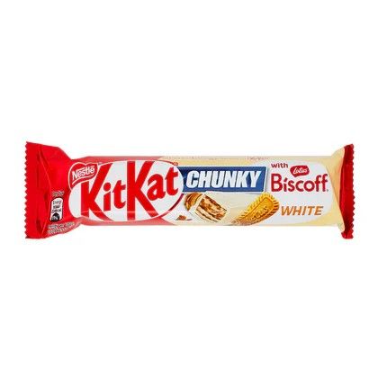 Nestle Kit Kat Chunky White with Lotus Biscoff (UK)
