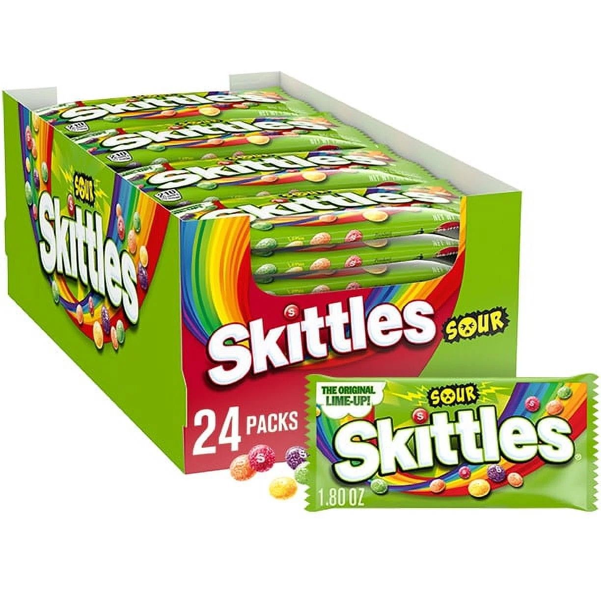 Skittles, Flavor: Sour, Size: Standard
