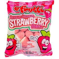 Efrutti 3.5oz bag, Flavor: Strawberries