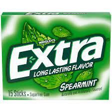Extra Gum, Flavor: Spearmint